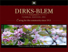 Tablet Screenshot of dirksblem.com